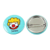 Round Pinback Button Badge 1 inch, 1.25 inch, 1.5 inch, 1.75 inch, 2 inch, 2.2 inch, 2.28 inch, 3 inch, 4 inch (PLASTIC or METAL BACK)