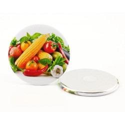 Round Fridge Photo Magnet - 1 inch, 1.25 inch, 1.5 inch, 1.75 inch, 2 inch, 2.2 inch, 2.28 inch, 3 inch, 4 inch